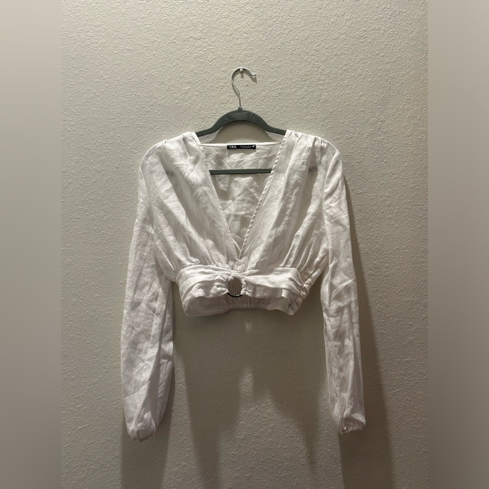 Zara Linen Top